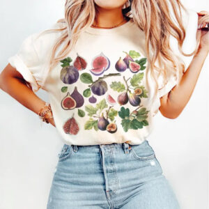 Botanical Watercolor Vegan Daily Comfort Colors Tee 2