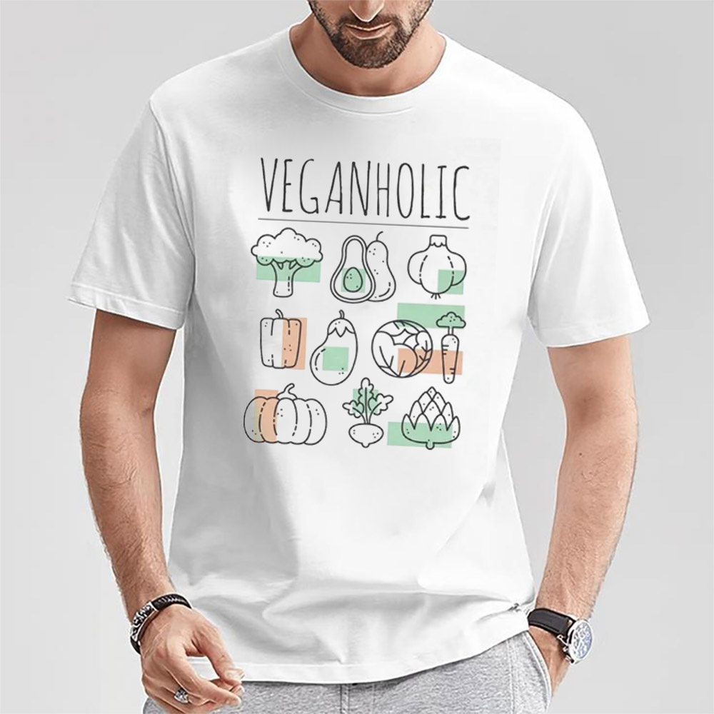 Cute Vegan, Veganholic Plant-Based Shirt Cute Vegan, Veganholic Plant-Based Shirt