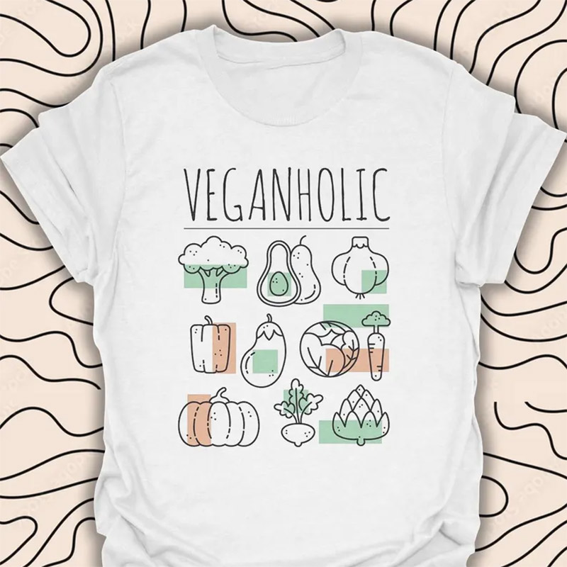 Cute Vegan, Veganholic Plant-Based Shirt Cute Vegan, Veganholic Plant-Based Shirt