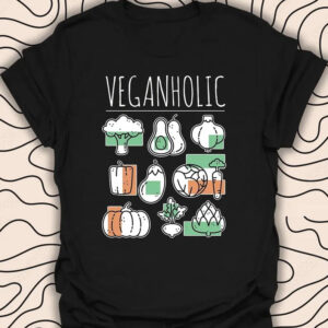 Cute Vegan, Veganholic Plant Based Shirt 2