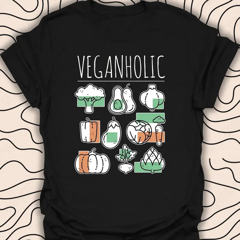 Cute Vegan, Veganholic Plant-Based Shirt Cute Vegan, Veganholic Plant-Based Shirt