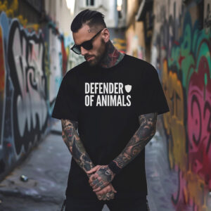 Defender Of Animals, Vegan Daily Shirt Defender Of Animals, Vegan Daily Shirt