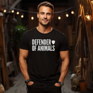 Defender Of Animals, Vegan Daily Shirt Defender Of Animals, Vegan Daily Shirt