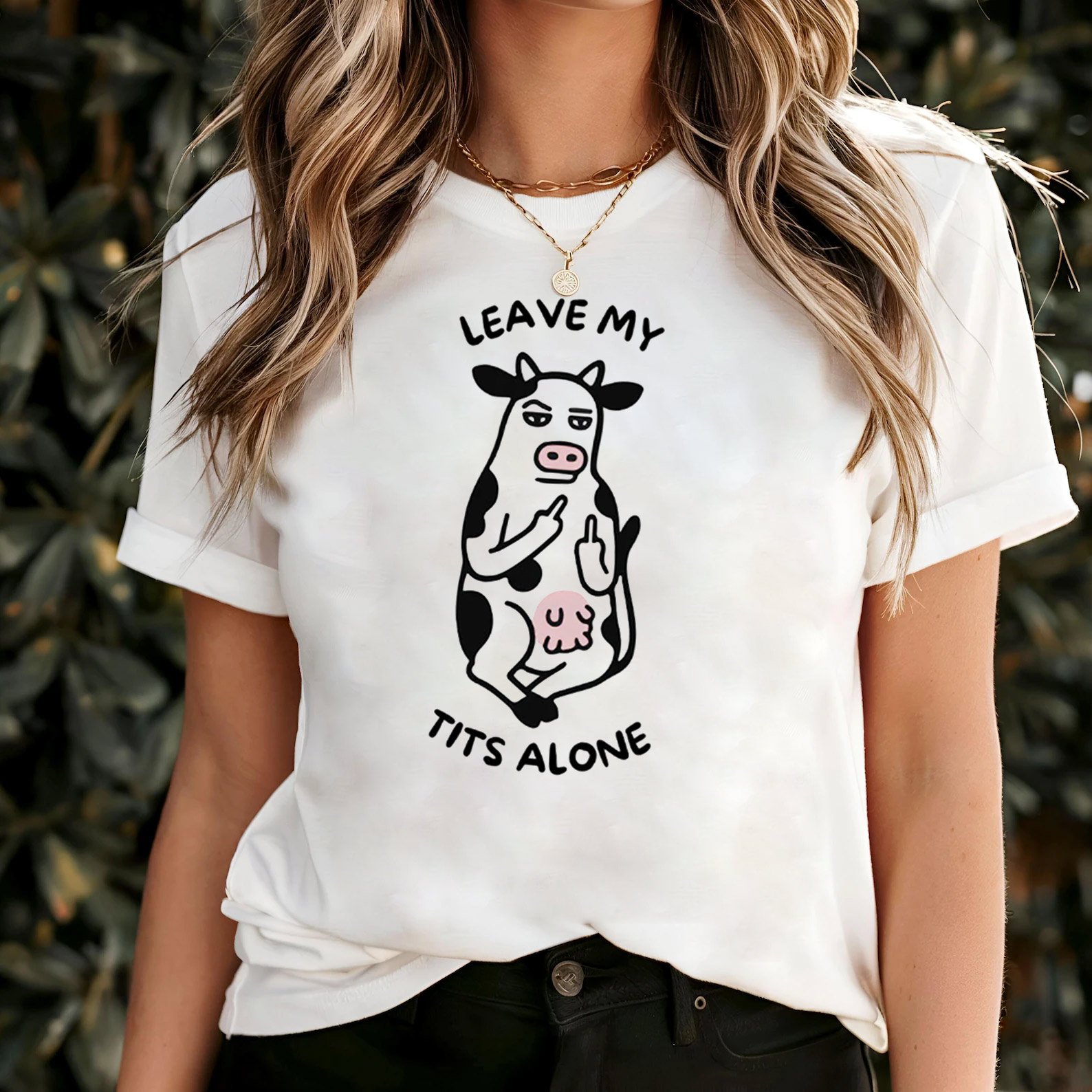 Leave My Tits Alone Vegan Day Shirt Leave My Tits Alone Vegan Day Shirt