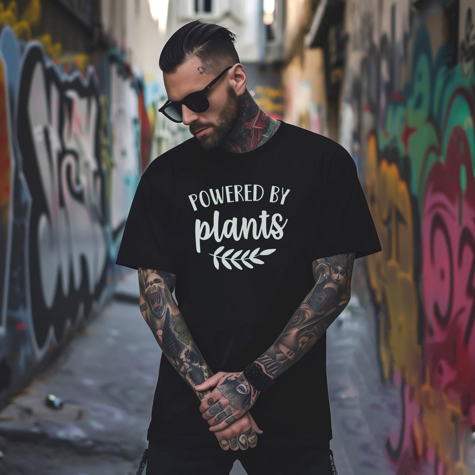 Plant-Based Pullover  Vegetarian Shirt Plant-Based Pullover  Vegetarian Shirt