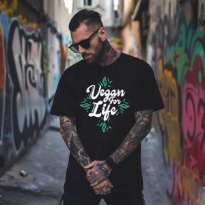 Vegan For Life, World Vegan Day Shirt 1