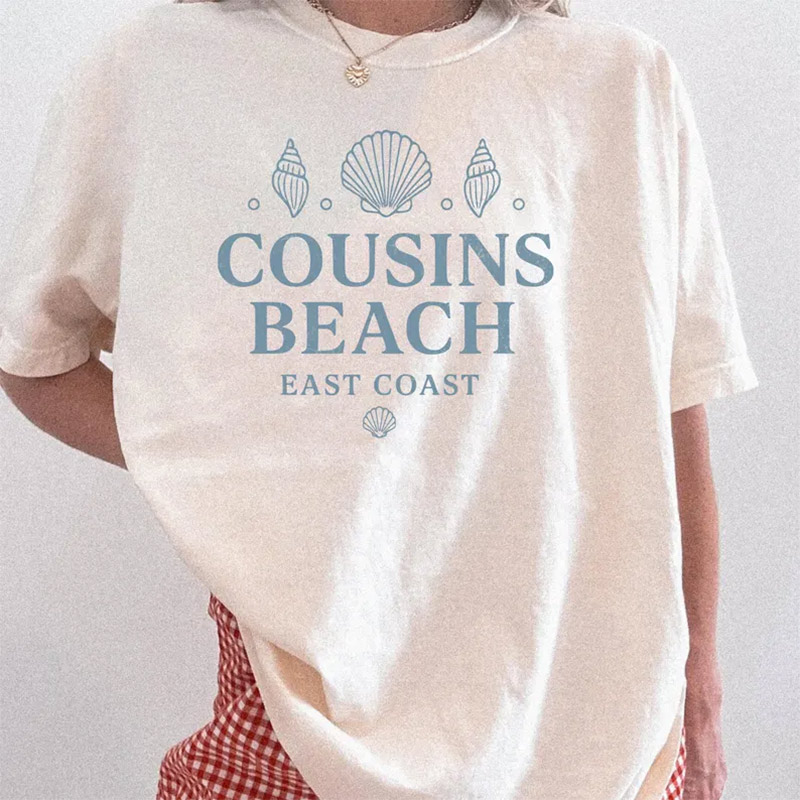 Cousins Beach East Coast Summer Comfort Colors Tee Cousins Beach East Coast Summer Comfort Colors Tee
