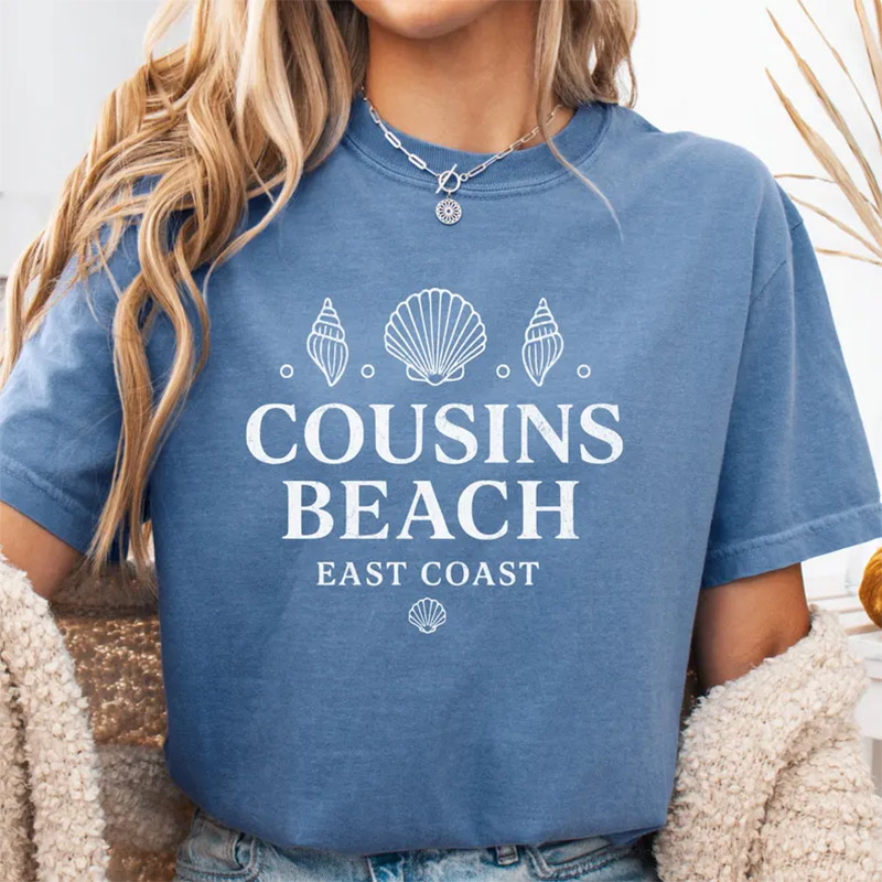 Cousins Beach East Coast Summer Comfort Colors Tee Cousins Beach East Coast Summer Comfort Colors Tee