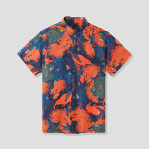 Orange Rainforest Tropical Summer Hawaiian Shirt Orange Rainforest Tropical Summer Hawaiian Shirt