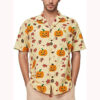 Tropical Floral Summer Halloween Party Hawaiian Shirt