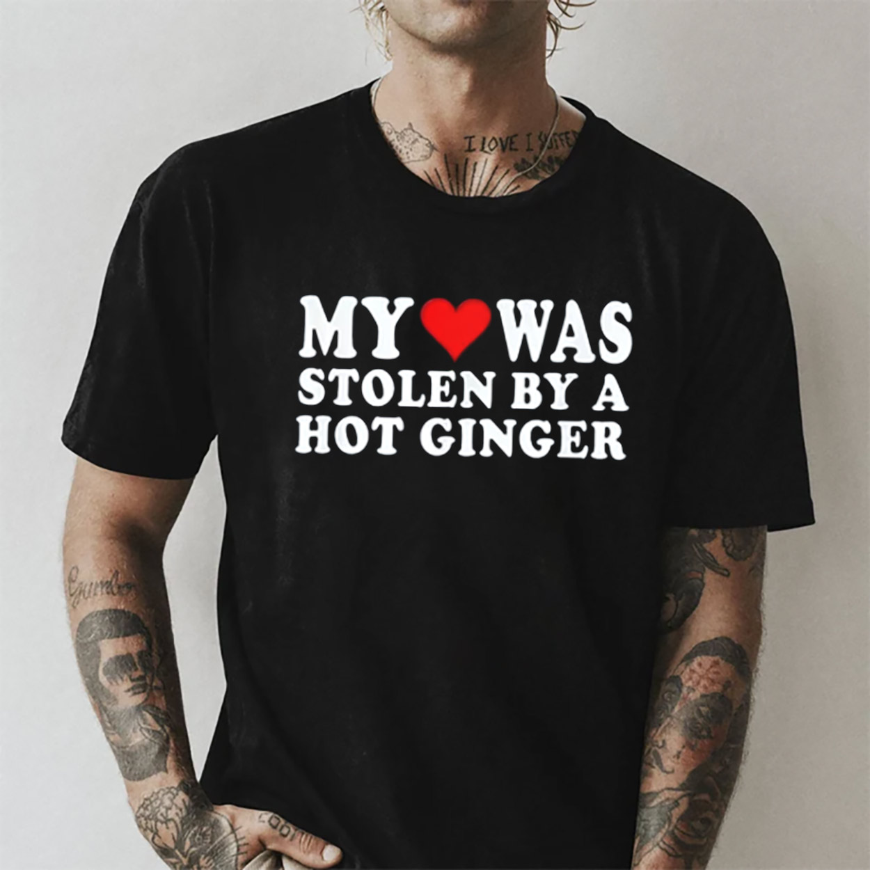 Love My Redhead Girlfriend Heart Stolen By Hot Ginger Shirt Love My Redhead Girlfriend Heart Stolen By Hot Ginger Shirt
