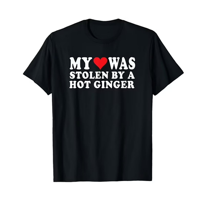 Love My Redhead Girlfriend Heart Stolen By Hot Ginger Shirt Love My Redhead Girlfriend Heart Stolen By Hot Ginger Shirt
