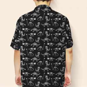 Dinosaur Skeleton Funny Summer Hawaiian Shirt Dinosaur Skeleton Funny Summer Hawaiian Shirt