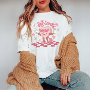 Women Valentine Day Self Love Club Shirt 1