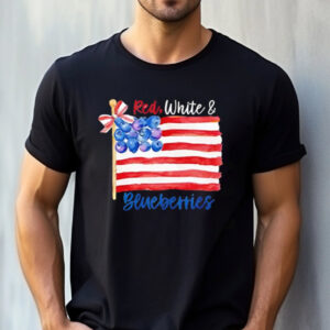 Red White And Blueberries Charlie Kirk T-shirt Red White And Blueberries Charlie Kirk T-shirt