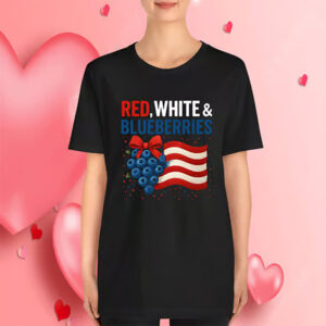 Red White And Blueberries Hiking Lover Shirt Red White And Blueberries Hiking Lover Shirt