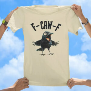 F-CAW-F Crow Funny Bird Comfort Colors Tee