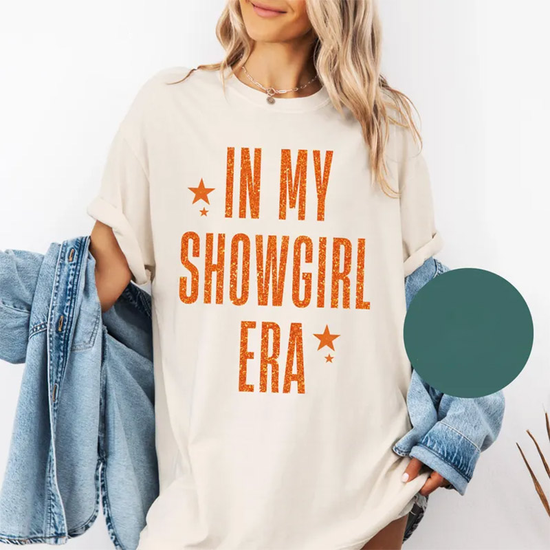 In My Showgirl Era Taylor Swift Country Music Comfort Colors Shirt In My Showgirl Era Taylor Swift Country Music Comfort Colors Shirt