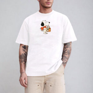 Fall Snoopy Crop Tank Pumpkin Spice Season Tee 1