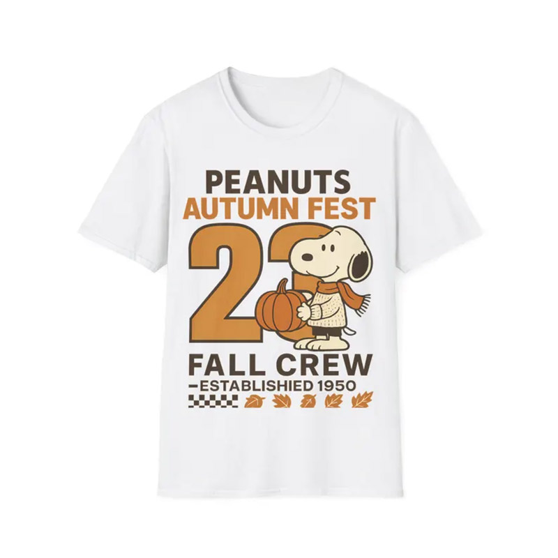 Peanuts Autumn Fest Fall Crew Shirt Peanuts Autumn Fest Fall Crew Shirt