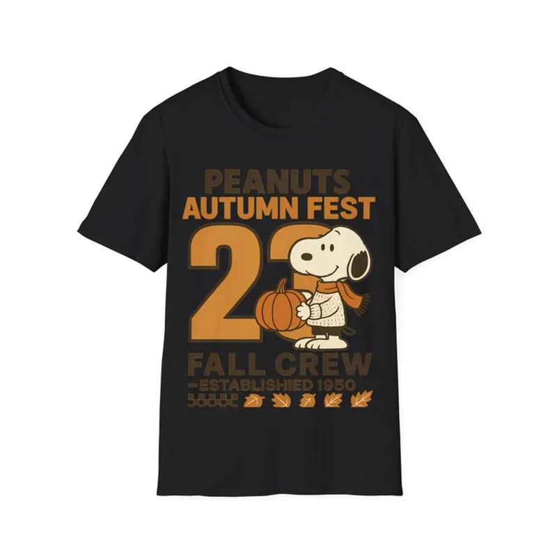 Peanuts Autumn Fest Fall Crew Shirt Peanuts Autumn Fest Fall Crew Shirt
