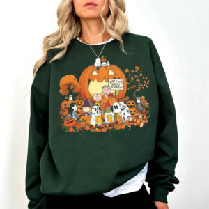Peanuts Halloween Charlie Brown Cute Comfort Colors Tee 1