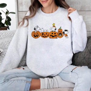 Snoopy With Pumpkin Charlie Brown Comfort Colors Tee Snoopy With Pumpkin Charlie Brown Comfort Colors Tee