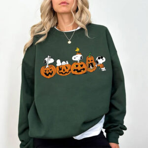 Snoopy With Pumpkin Charlie Brown Comfort Colors Tee 1