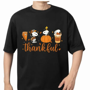 Thanksgiving Snoopy Fall Pumpkin Shirt 3