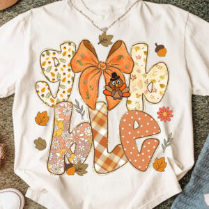 Thanksgiving Gobble Coquette Turkey Shirt Thanksgiving Gobble Coquette Turkey Shirt