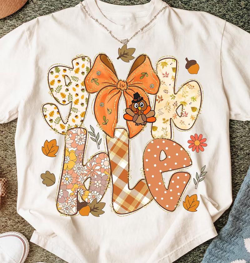 Thanksgiving Gobble Coquette Turkey Shirt Thanksgiving Gobble Coquette Turkey Shirt