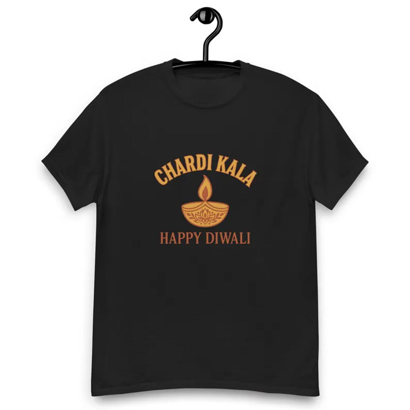 Chardi Kala Diwali Punjabi Sikh Festival Of Lights Tee Chardi Kala Diwali Punjabi Sikh Festival Of Lights Tee