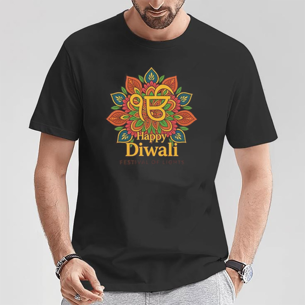 Ek Onkar Sikh Festival Of Lights Happy Diwali Tee Ek Onkar Sikh Festival Of Lights Happy Diwali Tee