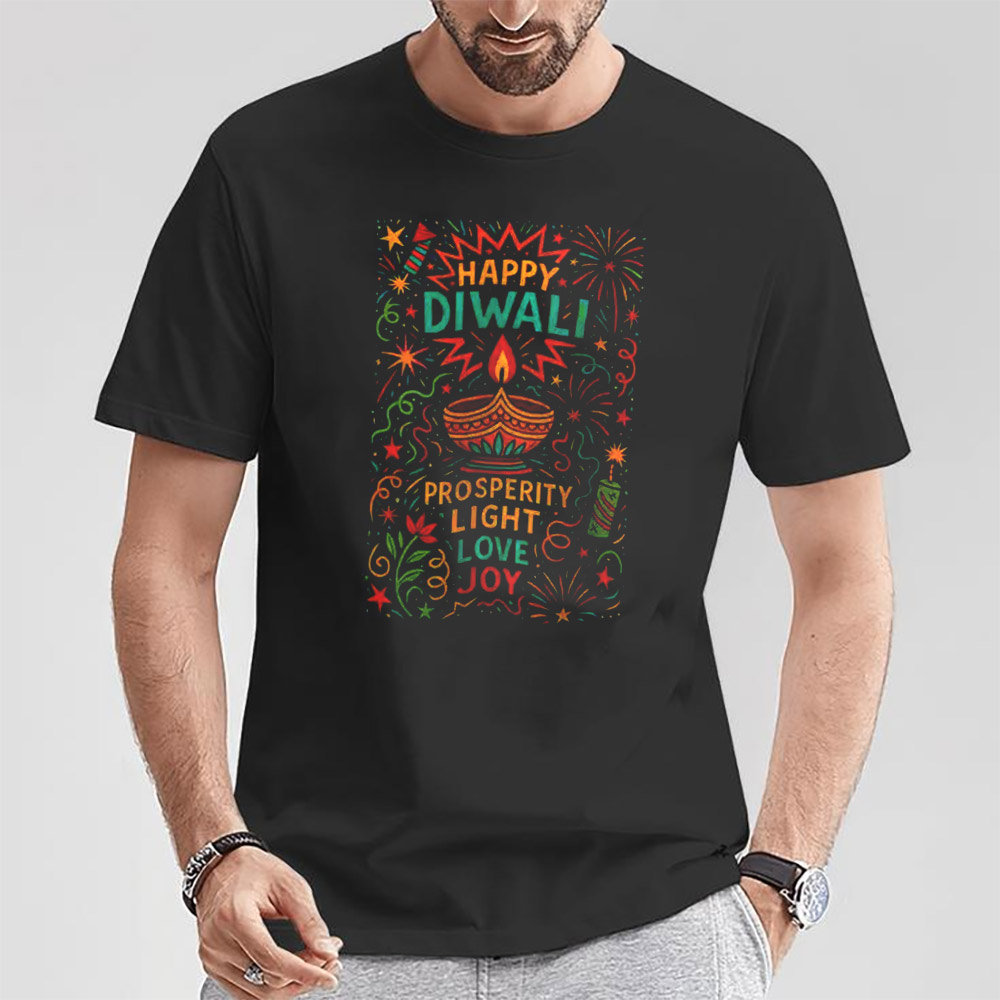 Festival Of Lights Happy Diwali T-shirt Festival Of Lights Happy Diwali T-shirt