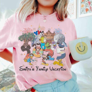Personalized Walt Disneyworld Family Princess Castle Comfort Colors Tee Personalized Walt Disneyworld Family Princess Castle Comfort Colors Tee