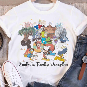 Personalized Walt Disneyworld Family Princess Castle Comfort Colors Tee 2