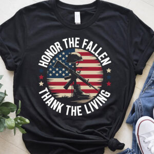 Honor The Fallen Thank The Living, poppy day T shirt 3
