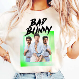 Bad Bunny Collage Style Benito Bowl 2026 Tee Bad Bunny Collage Style Benito Bowl 2026 Tee