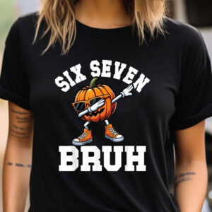 67 Halloween Funny Six Seven Meme T shirt 2