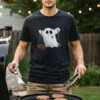 A Ghost On A Swing Halloween Funny Shirt