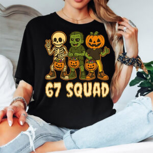 Halloween 67 Squad Meme Brainrot Shirt Halloween 67 Squad Meme Brainrot Shirt