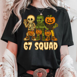 Halloween 67 Squad Meme Brainrot Shirt Halloween 67 Squad Meme Brainrot Shirt