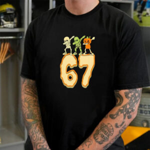 Halloween Meme 6 7 Funny Skeleton shirt 2