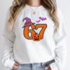 Halloween Number 67 Bats Pumpkin Witch Hat T-shirt