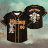 Custom Halloween Mickey Mouse Spooky Disney Baseball Jersey