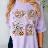 Disney Mickey And Friends Trick Or Treat Halloween Comfort Colors Tee