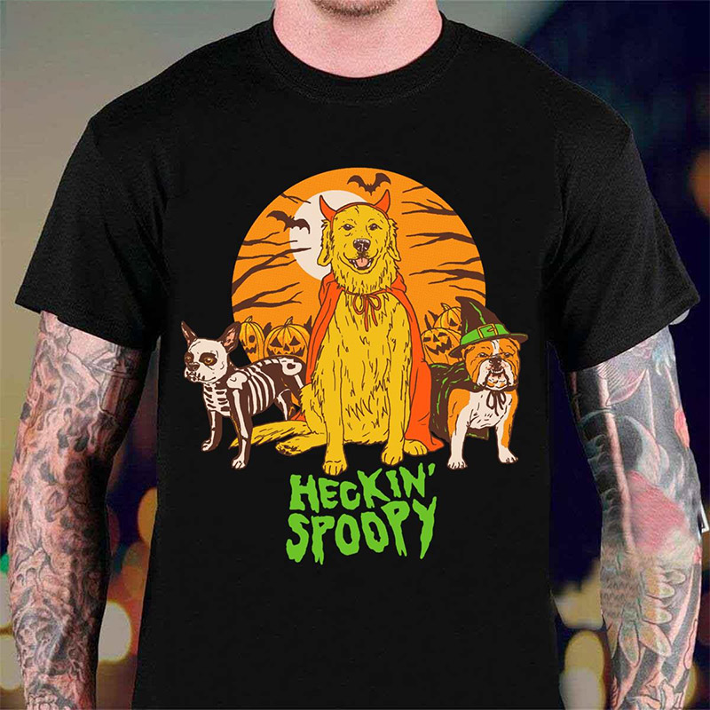 Heckin' Spoopy Halloween Shirt Heckin' Spoopy Halloween Shirt