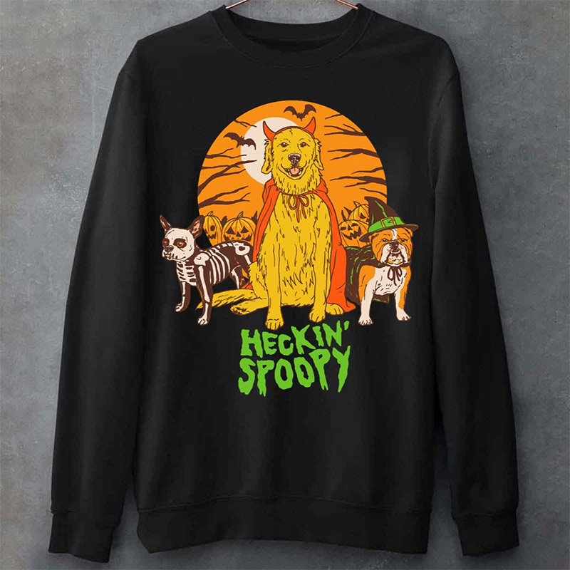 Heckin' Spoopy Halloween Shirt Heckin' Spoopy Halloween Shirt