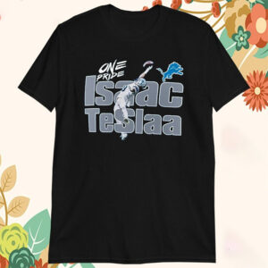 Isaac TeSlaa One Pride Player Hype Detroit Lions Shirt 2