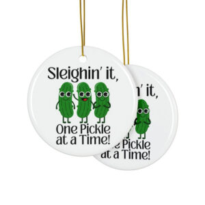 Funny Pickle Christmas Ornament Funny Pickle Christmas Ornament
